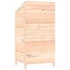 vidaXL Cobertizo de jard&iacute;n madera de abeto maciza 55x52x112 cm