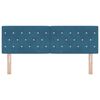 vidaXL Cabecero Azul Oscuro 160 cm Terciopelo
