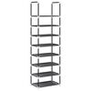 vidaXL Zapatero 8 niveles negro 44x28x145 cm tejido no tejido