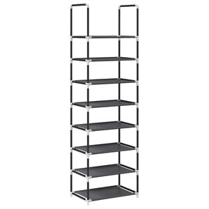 vidaXL Zapatero 8 niveles negro 44x28x145 cm tejido no tejido