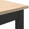 vidaXL Mesa de Comedor Natural 200 x 100 x 75 cm Madera de pino macizo