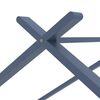 vidaXL Estructura de cama infantil madera maciza pino gris 90x200 cm