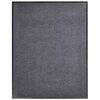 vidaXL Felpudo gris 117x220 cm PVC