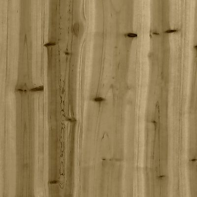vidaXL Banco con jardineras madera de pino impregnada 167,5x60x65 cm