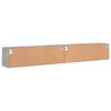 vidaXL Muebles de pared de TV 2 uds madera gris hormigón 100x30x30 cm