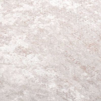 vidaXL Alfombra lavable antideslizante beige claro 160x230 cm