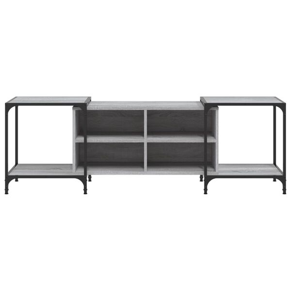 vidaXL Mueble de TV madera de ingenier&iacute;a gris Sonoma 153x37x50 cm