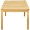 vidaXL Mesa de centro de jard&iacute;n madera maciza de acacia 110x60x45 cm
