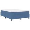 vidaXL Cama de plataforma Azul 160 x 200 cm tela