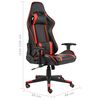 vidaXL Silla gaming giratoria PVC rojo