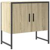 vidaXL Armario lavabo ba&ntilde;o madera ingenier&iacute;a roble Sonoma 60x33x60 cm