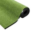 vidaXL Felpudo Otro Verde y Negro 120 x 400 cm Poliamida y PVC