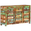 vidaXL Aparador de madera maciza reciclada 110x35x65 cm