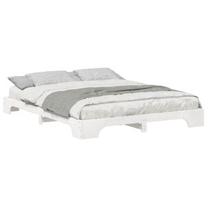 vidaXL Estructura de cama 160 x 220 cm Madera de pino macizo