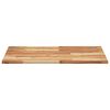 vidaXL Encimera tocador ba&ntilde;o madera acacia acabado aceite 100x60x2 cm