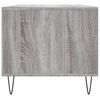 vidaXL Mesa de centro madera contrachapada gris Sonoma 90x49x45 cm