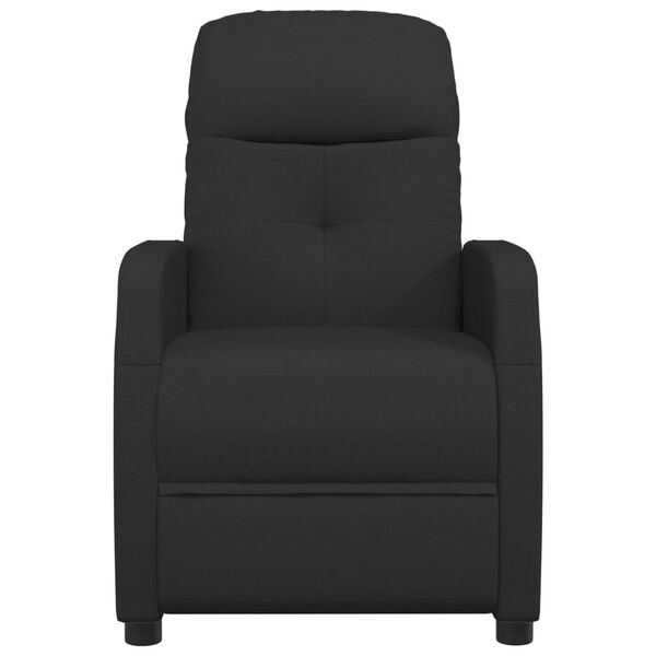 vidaXL Sill&oacute;n de masaje de tela negro