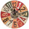 325173 vidaXL Wall Clock Multicolour 30 cm MDF