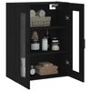 vidaXL Armario de pared negro 69,5x34x90 cm