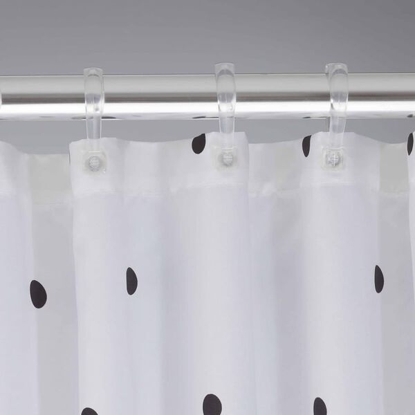 Sealskin Cortina de ducha Lyrics 180 cm negra y blanca 233581319