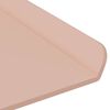 vidaXL Estante flotante 4 pcs Rosa 100 x 18 x 2,5 cm Acero