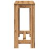 vidaXL Mesa alta bar madera ingenier&iacute;a roble artisian 102x50x103,5 cm