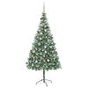 vidaXL &Aacute;rbol de Navidad artificial Verde 210 cm PVC y acero