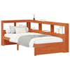 vidaXL Cama con Estanter&iacute;a con cabecera Madera de Pino Macizo