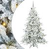 vidaXL &Aacute;rbol de Navidad artificial con ramas articuladas 210 cm