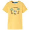 Camiseta infantil ocre claro 116