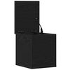 vidaXL Caja de Almacenamiento Roble Negro 30 x 35 x 35 cm