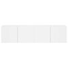 vidaXL Muebles para TV de pared 2 unidades blanco 80x30x41 cm