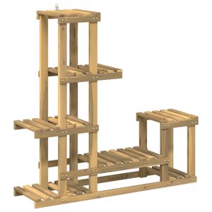 vidaXL Soporte de plantas Blanco 93,5 x 25 x 91,5 cm