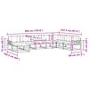 vidaXL Conjunto de sof&aacute;s de exterior 8 pcs Natural y Antracita