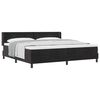 vidaXL Cama tipo Box Spring con cabecera Negro 200 x 200 cm Terciopelo