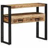 vidaXL Mesa Consola Marr&oacute;n 90 x 33 x 75 cm Madera de mango maciza