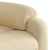 vidaXL Sill&oacute;n reclinable de tela crema