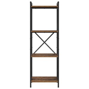 vidaXL Estante de libros Madera envejecida 40 x 30 x 119 cm