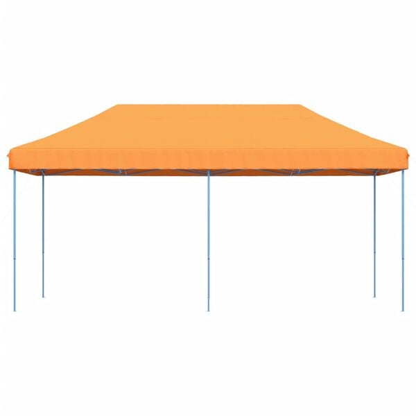 vidaXL Tienda de fiesta plegable Pop-Up naranja 580x292x315 cm