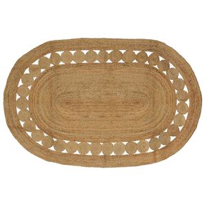 vidaXL Alfombra de &aacute;rea Natural 152 x 245 cm yute