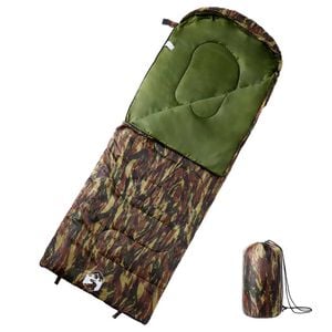 vidaXL Saco de dormir de camping para adultos 3-4 estaciones
