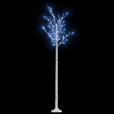 vidaXL Árbol de Navidad LED azul sauce de interior y exterior 2,2 m