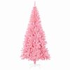 vidaXL &Aacute;rbol de Navidad con 300 LED con soporte Rosa 210 cm PVC