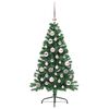 vidaXL &Aacute;rbol de Navidad Artificial Preiluminado Verde 120 cm PVC
