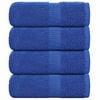 vidaXL Toallas de invitados FROGN 4 uds azul 30x50 cm 360 g/m&sup2;