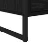 vidaXL Gabinete de TV con caj&oacute;n Roble Negro 100 x 36 x 49.5 cm