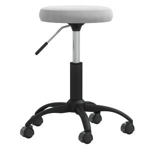 vidaXL Silla de comedor de terciopelo verde claro