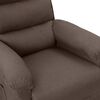 vidaXL Sillón reclinable eléctrico tela gris taupé