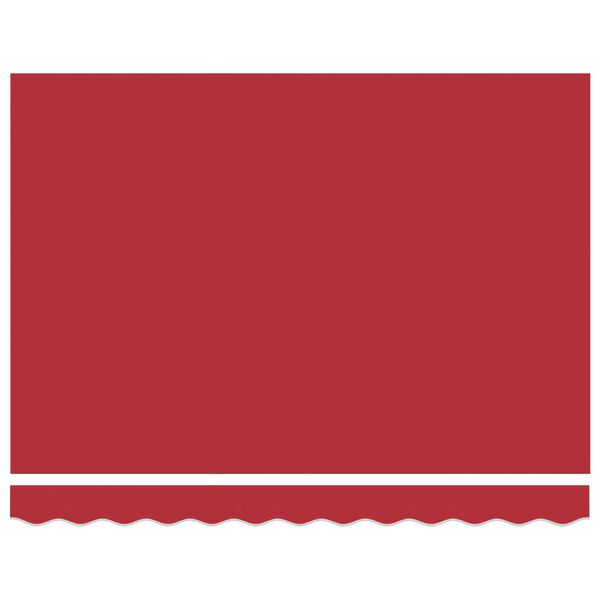 vidaXL Toldo Retr&aacute;ctil Rojo 350 x 250 cm Tela y Metal