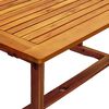 vidaXL Juego comedor de jard&iacute;n 7 pzas madera maciza acacia y textileno